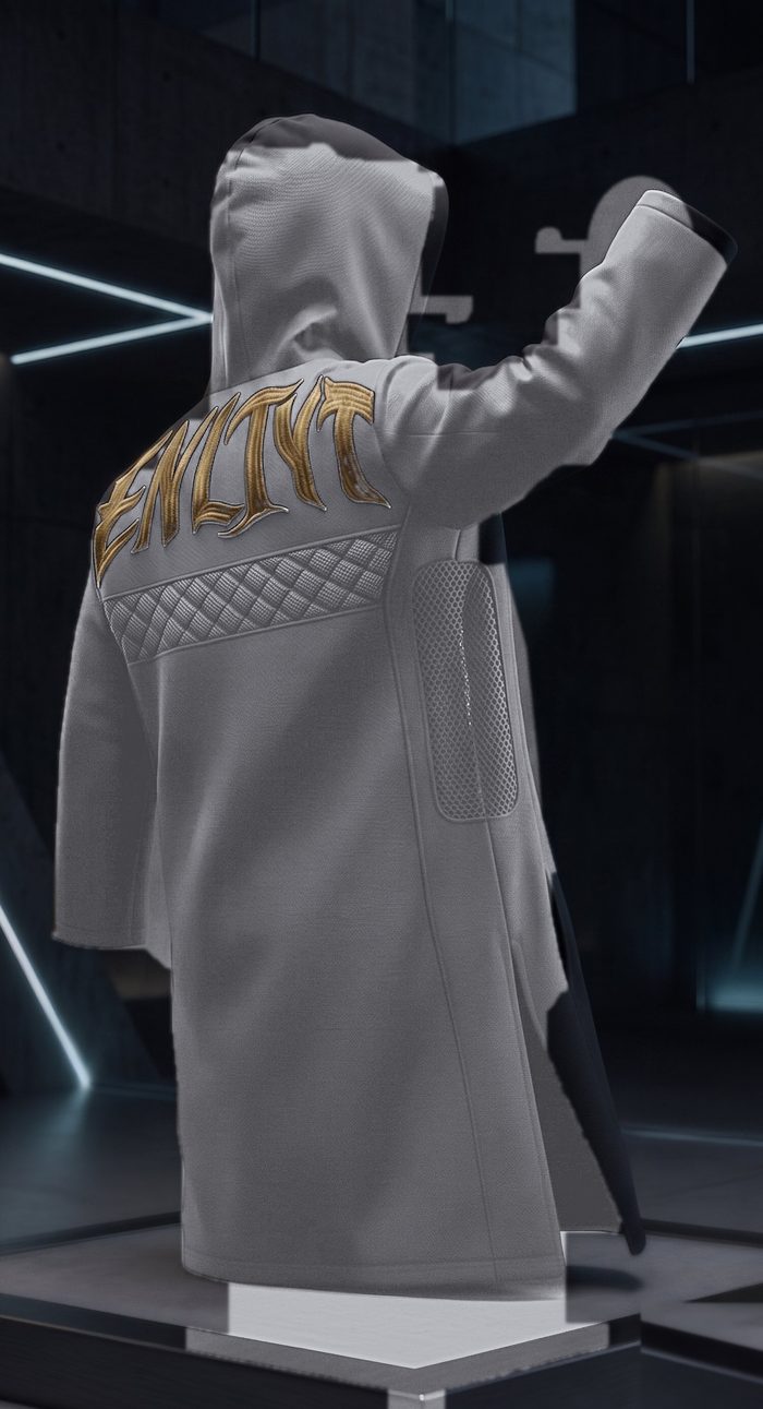 Perf Thobe Gray Back